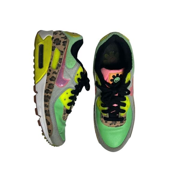 Nike Air Max 90 LX Illusion Dancefloor Green LUX CW3499-300 Women’s Size 8.5 - Picture 1 of 10